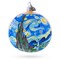 1880 'The Starry Night' by Vincent van Gogh Glass Ball Christmas Ornament 4 Inches